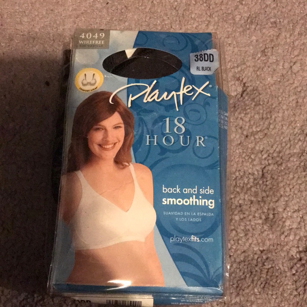 Playtex 18 hr black bra